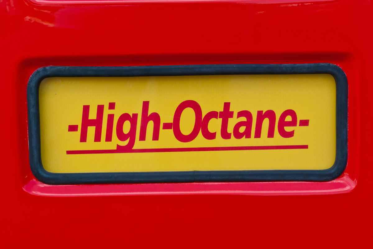 Premium Vector  Two logos for high octane and the words high